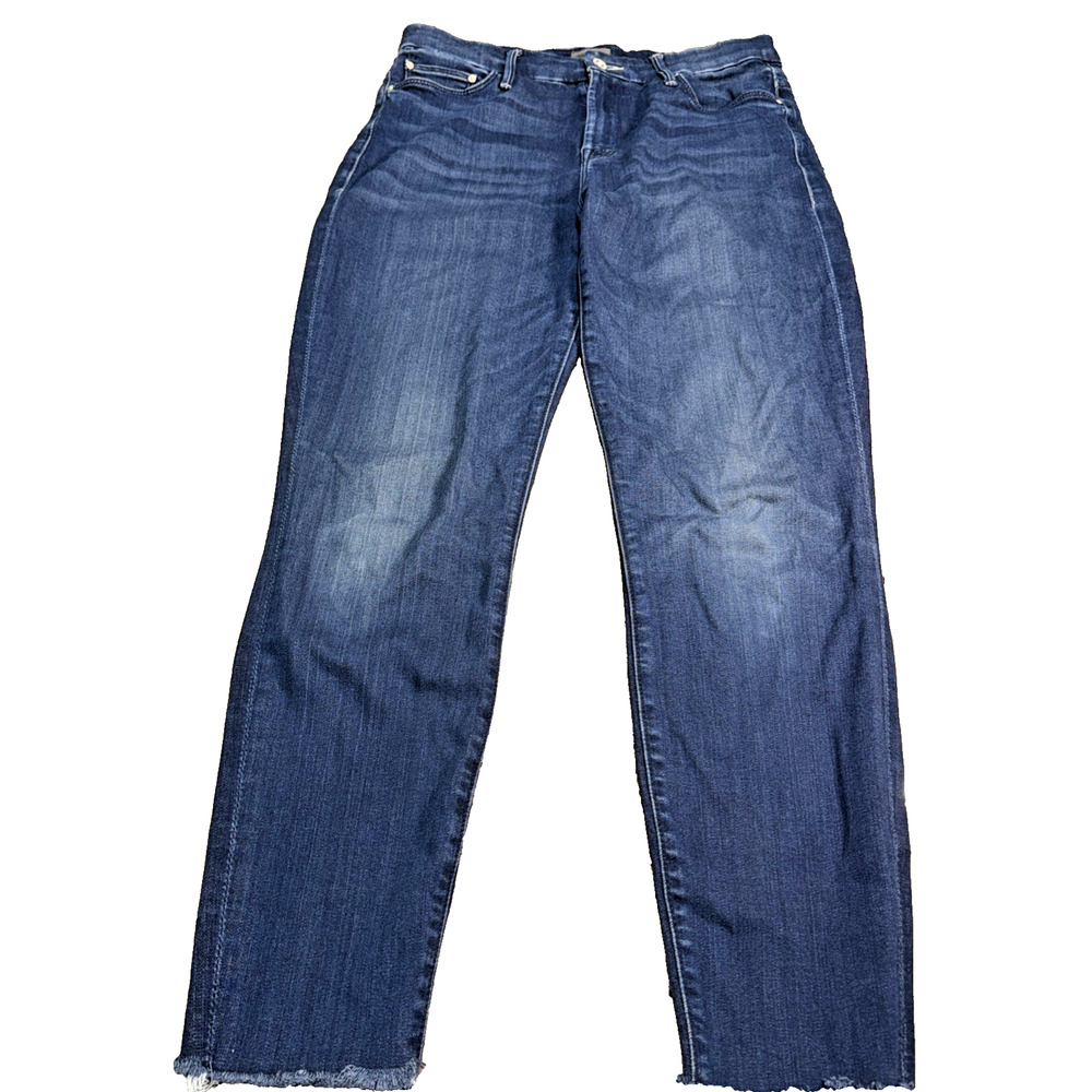 MOTHER High Waisted Looker Ankle Fray Jeans 28
